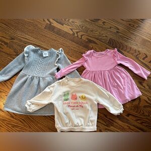3T girls sweater/dress bundle (3)